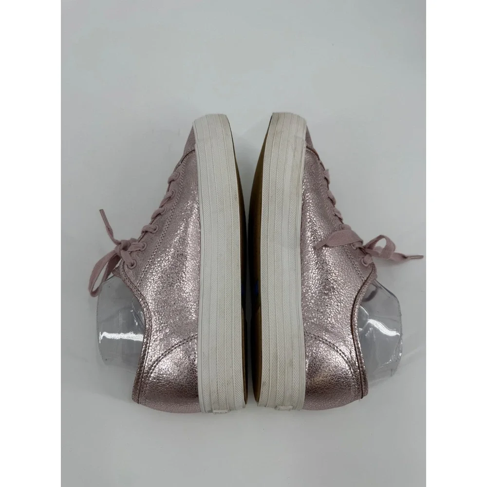 Keds Triple Kick Metallic Rose Gold Pink Platform Sneakers WH62011 Women 9